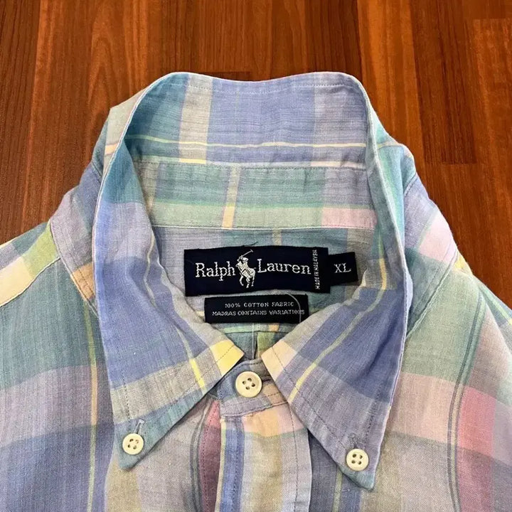 [BUNJANG] Polo Ralph Lauren Madras Golf Short Sleeve Shirt / Polo ralph lauren 폴로 랄프로렌 골프 마드라스 반팔 셔츠