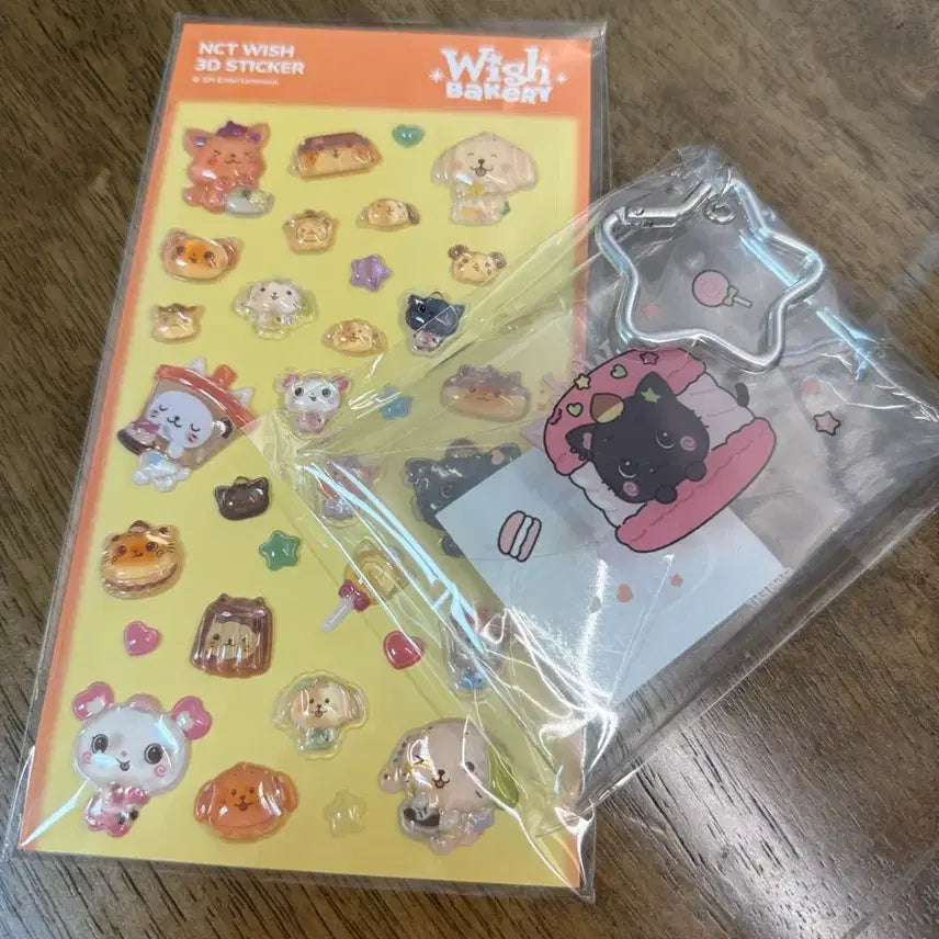 [BUNJANG] NCT WISH Riku PVC Pouch + WISH Bakery Sticker Set / 엔시티위시 리쿠 pvc 파우치+위시베이커리 스티커