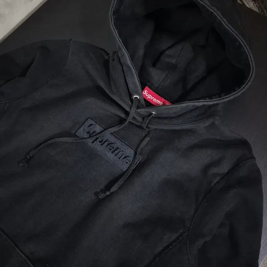 [BUNJANG] Supreme Black Box Logo Hoodie / 슈프림 14년도 블랙 박스 로고 후드티