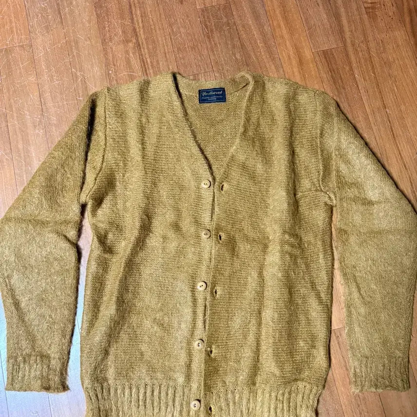 [BUNJANG] Needlework Mohair Cardigan / 니들워크 모헤어 가디건