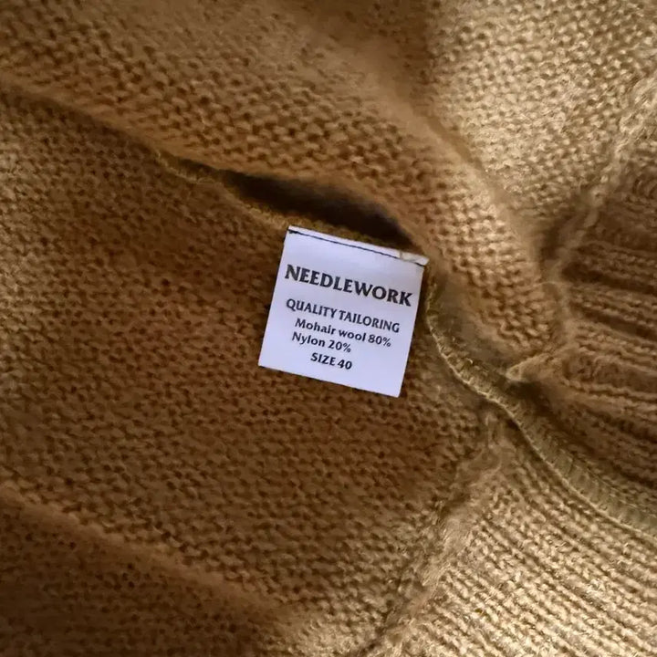 [BUNJANG] Needlework Mohair Cardigan / 니들워크 모헤어 가디건