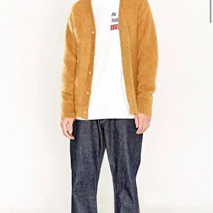 [BUNJANG] Needlework Mohair Cardigan / 니들워크 모헤어 가디건