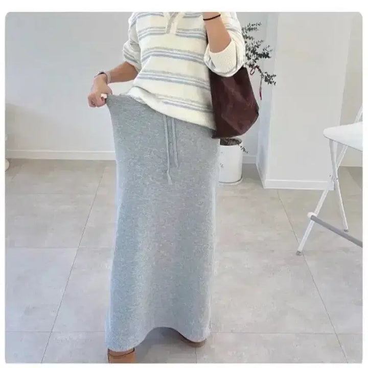 [BUNJANG] Banding Long Skirt / 기모안감 밴딩 롱스커트 임산부가능