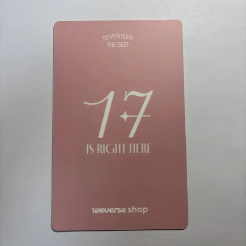 [BUNJANG] SEVENTEEN HOSHI Odette Photocard / 세븐틴 호시 포토카드 오데트ver.
