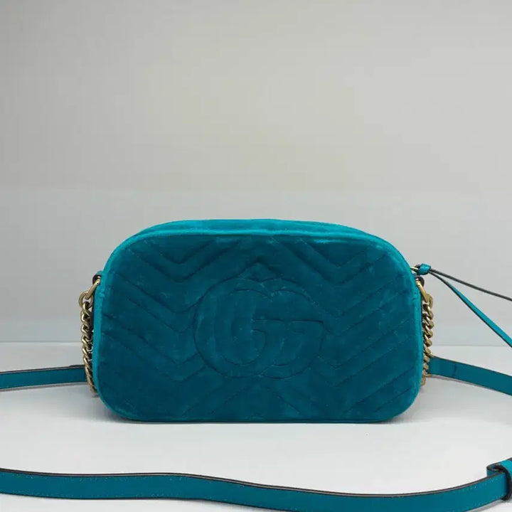 [BUNJANG] Gucci GG Marmont Small Crossbody Bag / 구찌 벨벳 마틀라세 GG 마몽 스몰 크로스백