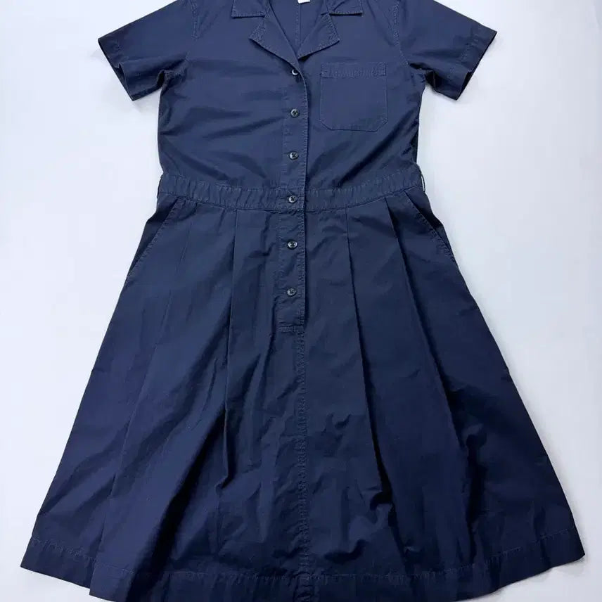 [BUNJANG] MHL Margaret Howell Cotton Dress Navy / MHL 마가렛호웰 코튼 원피스 네이비