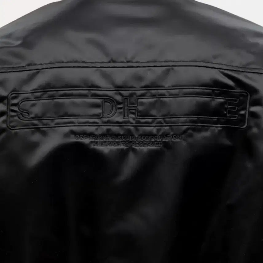 [BUNJANG] Solid Homme Black Varsity Jacket (Size 48) / 솔리드옴므 블랙 바시티 자켓(48사이즈) 새상품