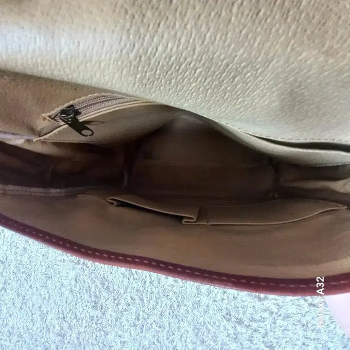 [BUNJANG] Vintage Leather Backpack Brown / 빈티지 가죽 백팩 브라운 made in Italy