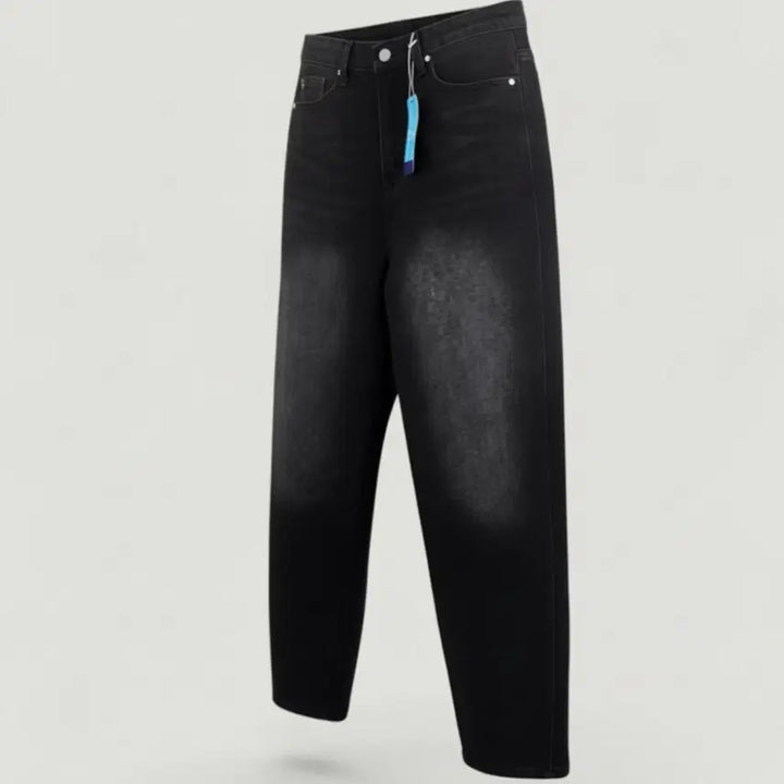 [BUNJANG] Essential YKK Black Denim Jeans (Women&