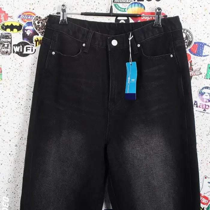 [BUNJANG] Essential YKK Black Denim Jeans (Women&