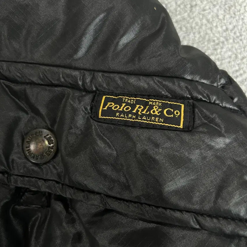 [SOLD OUT] 폴로 랄프로렌 블랙 패딩 조끼 m