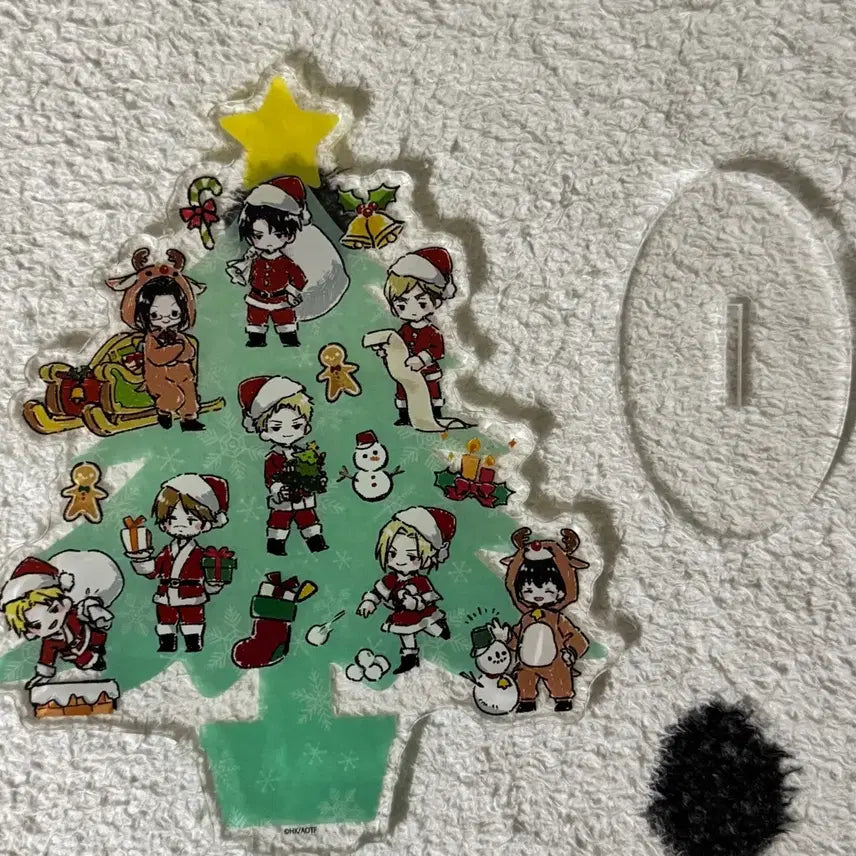 [BUNJANG] Attack on Titan Christmas Acrylic Stand / [진격의 거인] 크리스마스 아크릴 스탠드