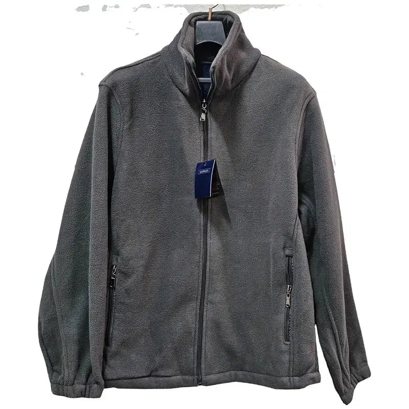 [BUNJANG] LANGZI Fleece Zip-Up Jacket Men&