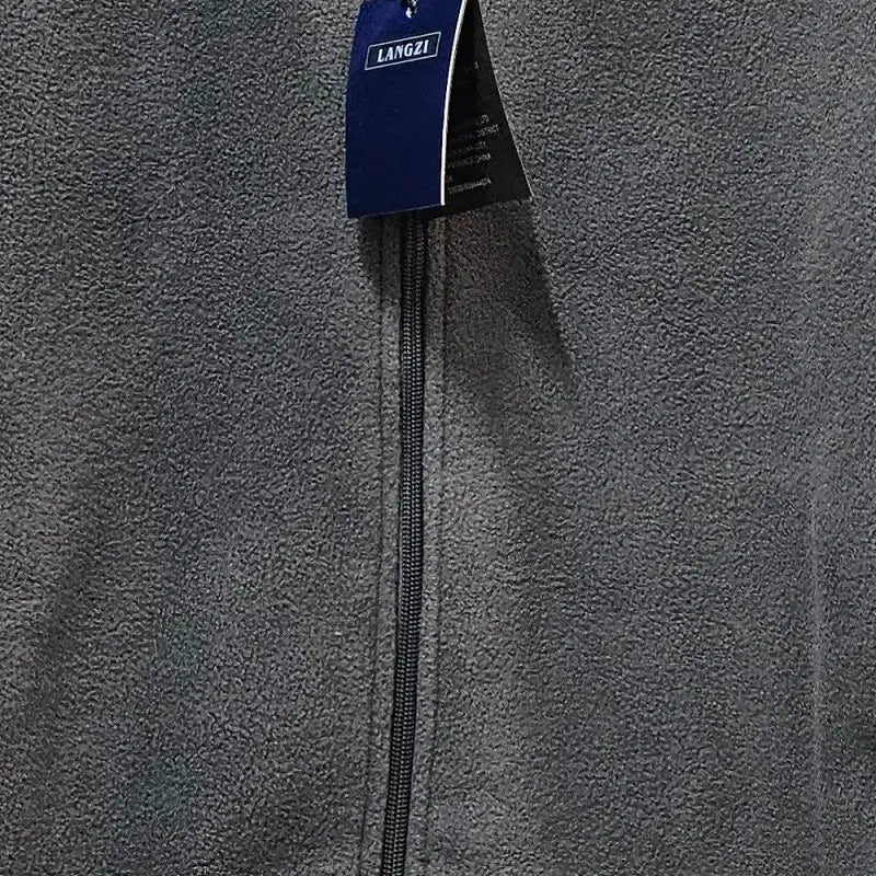 [BUNJANG] LANGZI Fleece Zip-Up Jacket Men&