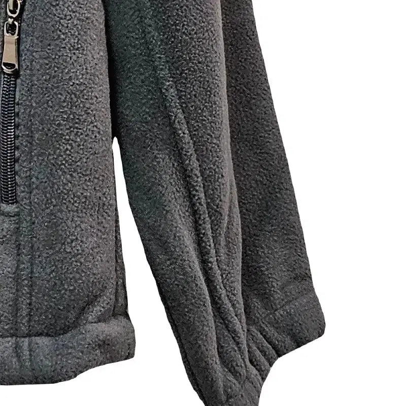 [BUNJANG] LANGZI Fleece Zip-Up Jacket Men&