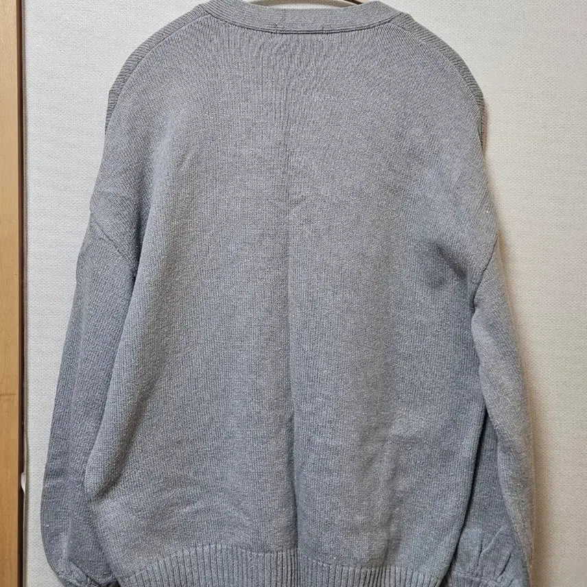 [BUNJANG] Kru Vintage Balloon Sleeve Gray Cardigan / 빈티지 벌룬 소매 그레이 가디건 크루빈티지