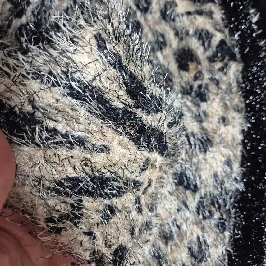 [BUNJANG] Leopard Print Short Fur Cardigan / 섹시한 레오파드 가디건 / 신축성있음편함