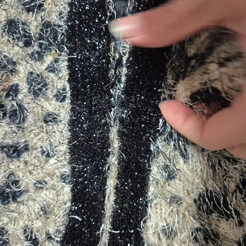 [BUNJANG] Leopard Print Short Fur Cardigan / 섹시한 레오파드 가디건 / 신축성있음편함