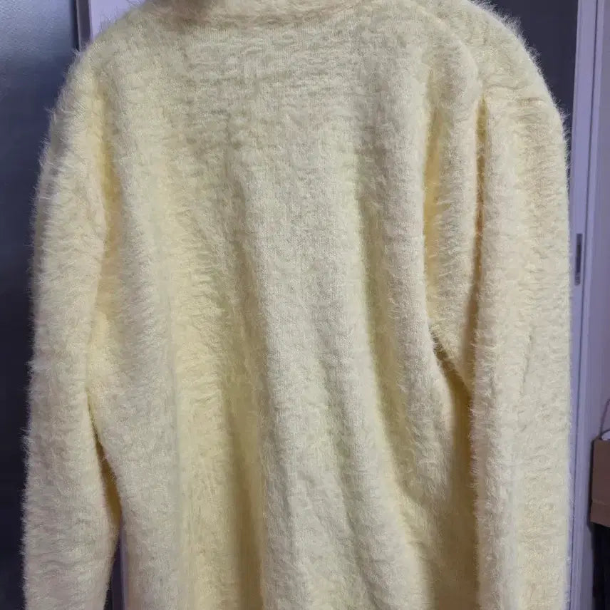 [BUNJANG] Angora Style Yellow Cardigan / 앙고라 스타일 옐로우 가디건