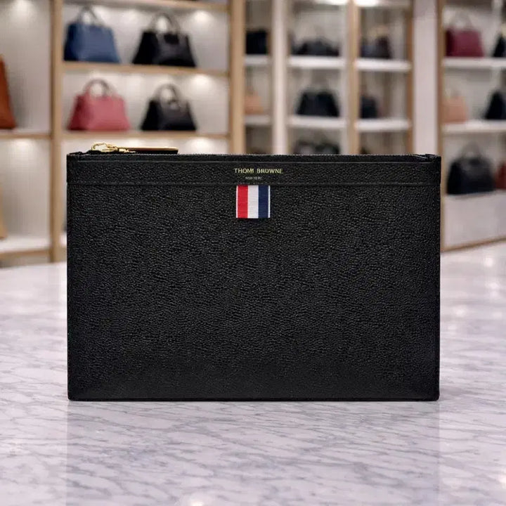 [BUNJANG] Thom Browne Pebble Leather Clutch Bag / [S급] 톰브라운 페블 레더 클러치백 판매합니다!!!