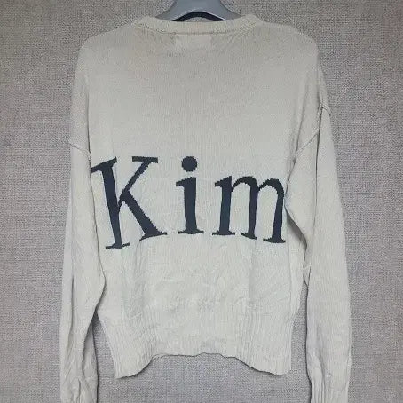[BUNJANG] Matin Kim Big Logo Wool Knit Sweater / 마땡킴 matin kim 정품 (아이보리) 빅로고 울니트 호칭 F  88