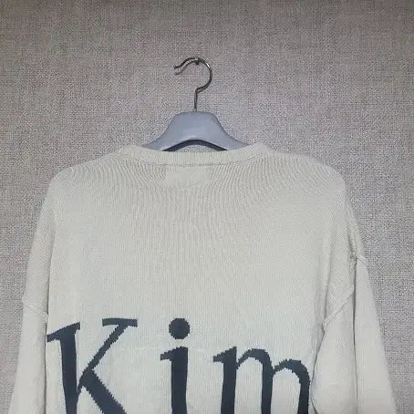 [BUNJANG] Matin Kim Big Logo Wool Knit Sweater / 마땡킴 matin kim 정품 (아이보리) 빅로고 울니트 호칭 F  88