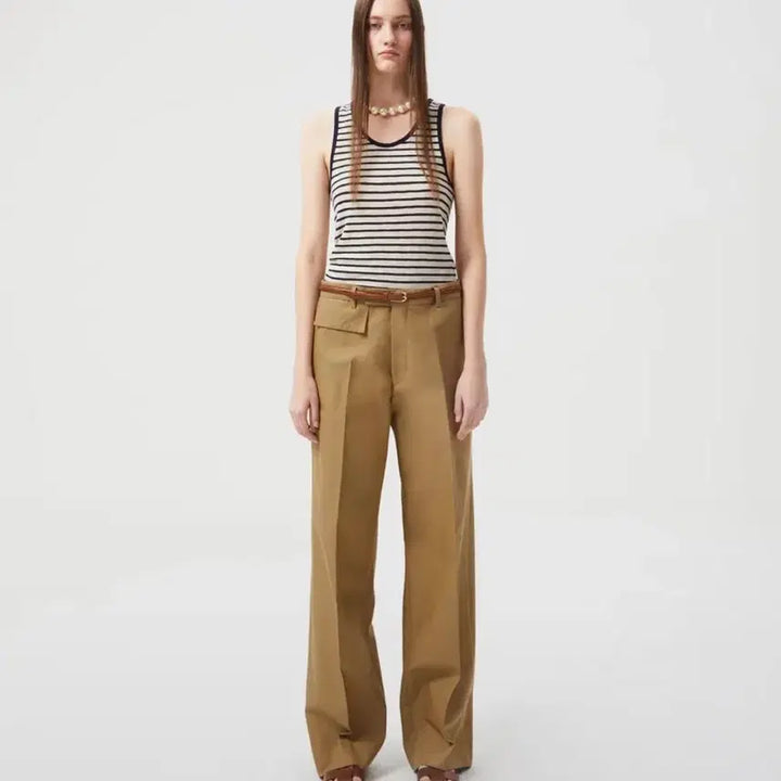 [BUNJANG] Tylle 70s Wide Leg Wool Trousers / 타일레 70s 와이드 레그 울 트라우저