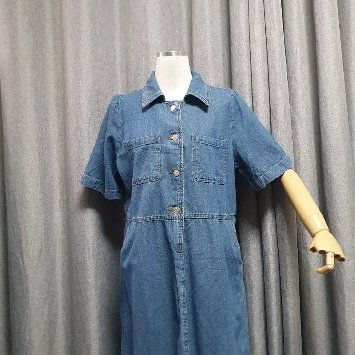 [SOLD OUT] 66데님 맥시 원피스