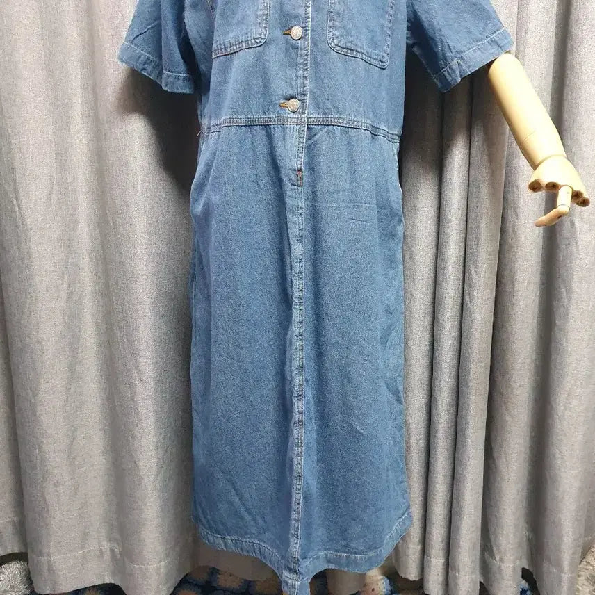 [SOLD OUT] 66데님 맥시 원피스