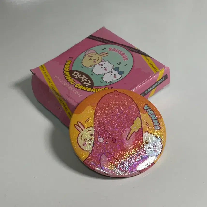 [BUNJANG] Munjeonggwi Chiikawa Can Badge / 먼작귀 치이카와 캔뱃지