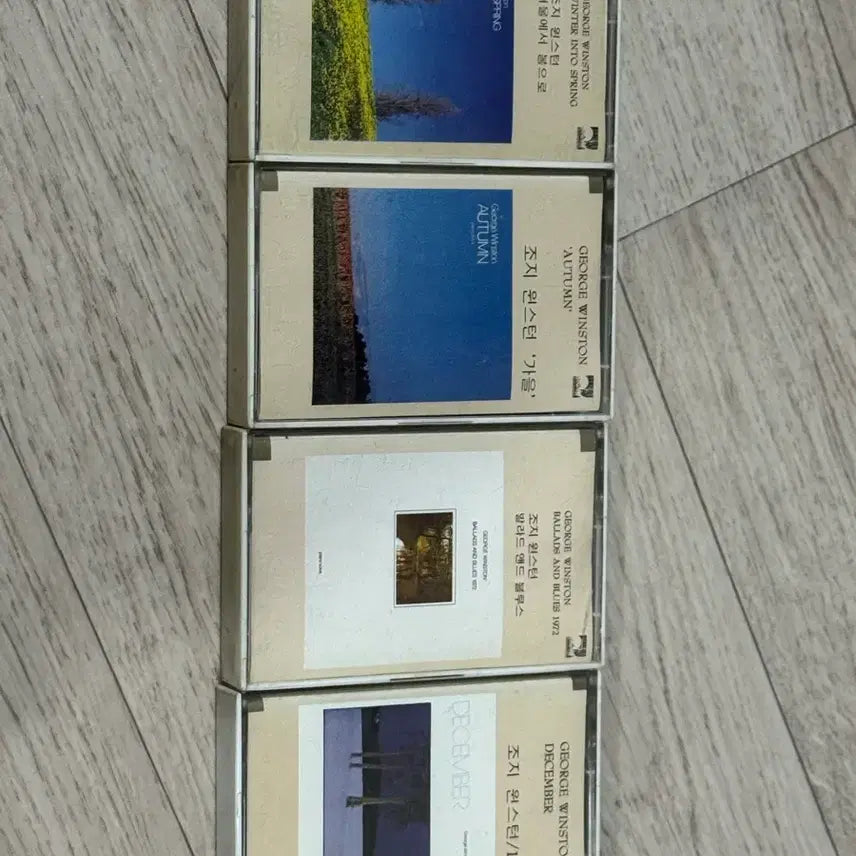 [BUNJANG] George Winston Cassette Tape Bundle Set / 조지 윈스턴 카세트테이프 4종 세트