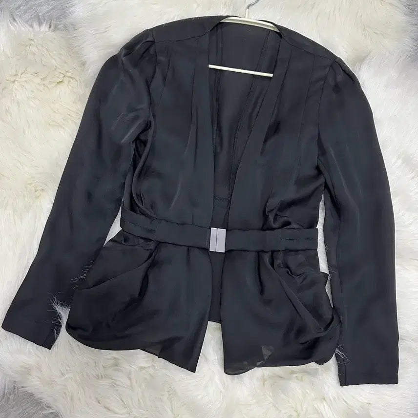 [BUNJANG] Hansum Mine Silk Short Jacket / 한섬 마인 실크 숏 자켓