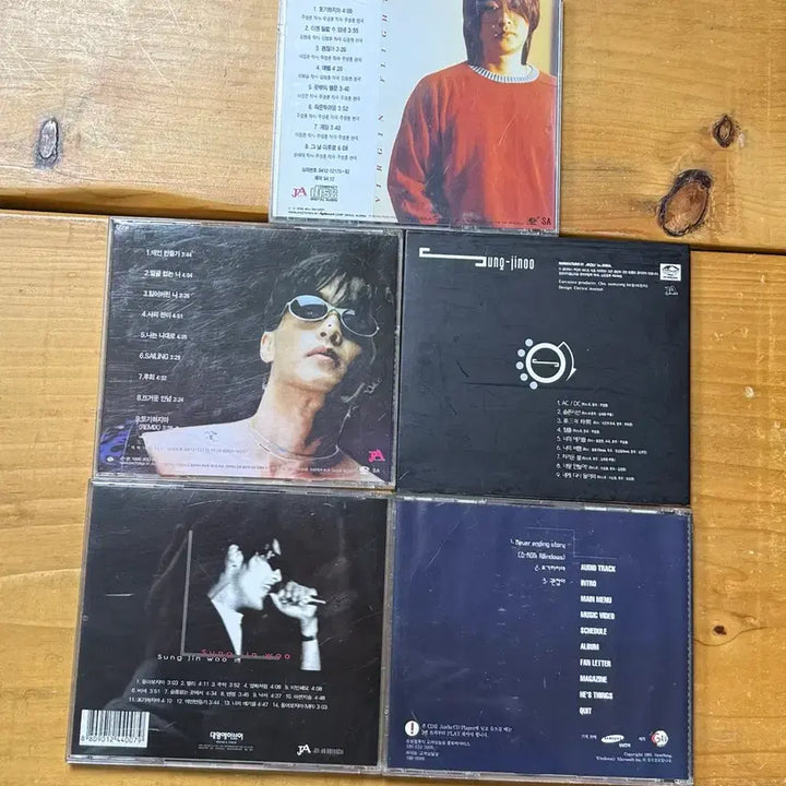 [BUNJANG] Sung Jinwoo Album Bundle Set / 성진우 1집~4집 &amp; 네버엔딩스토리 시디