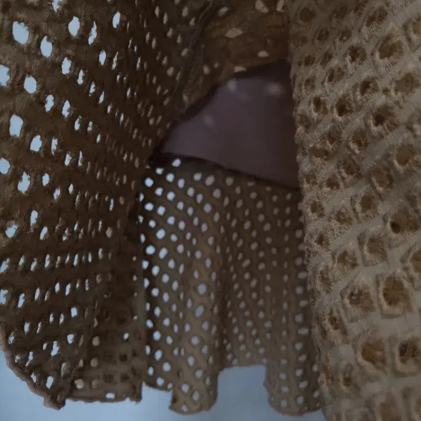 [SOLD OUT] 한섬 랑방 레이스 펀칭 H라인 롱 스커트