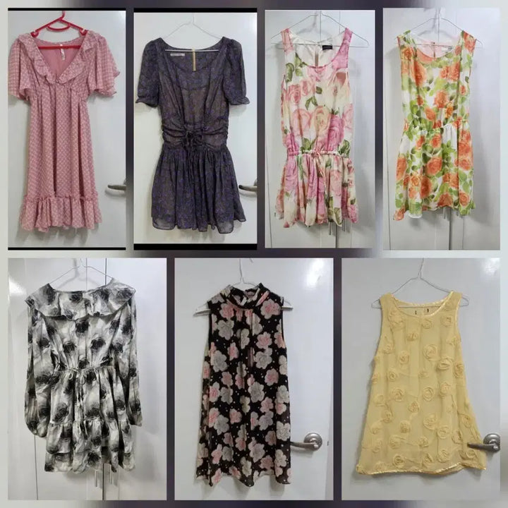 [BUNJANG] Rose Print Dress / 장미 원피스