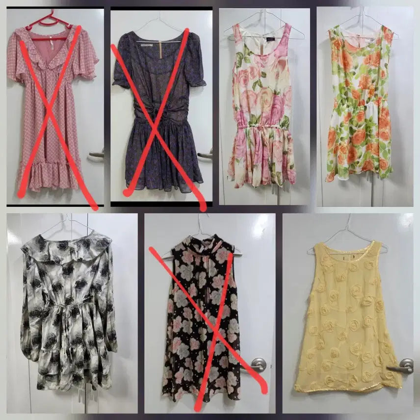 [BUNJANG] Rose Print Dress / 장미 원피스