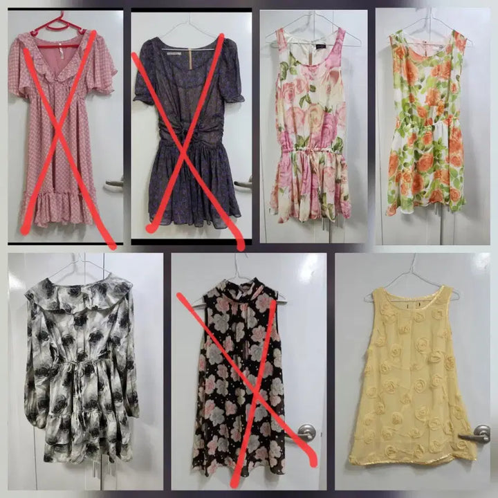 [BUNJANG] Rose Print Dress / 장미 원피스