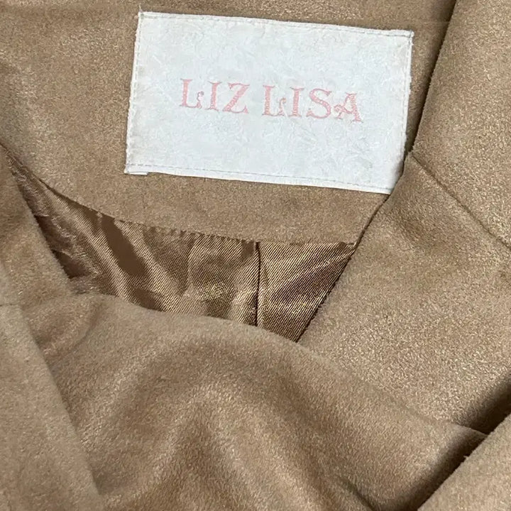 [BUNJANG] Liz Lisa Eyelet Ribbon Suede Crop Rider Jacket / 리즈리사 아일렛 리본 스웨이드 크롭 라이더자켓 갸루 y2k