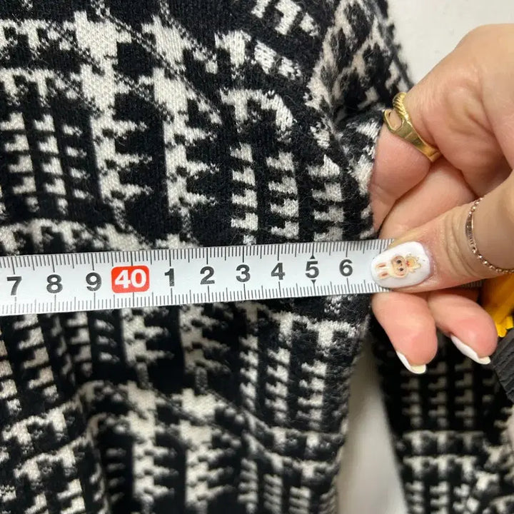 [BUNJANG] studio.AG Houndstooth Cardigan / studio.AG 하운드투스 가디건