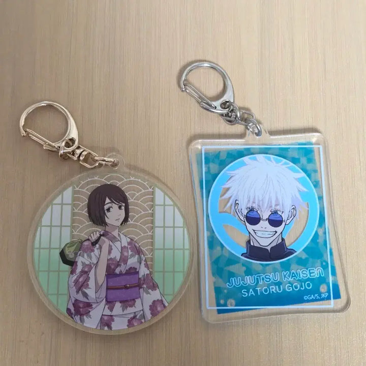 [BUNJANG] Jujutsu Kaisen Gojo/Shoko Acrylic Keyring Bundle / 주술회전 고죠/쇼코 아크릴 키링 일괄