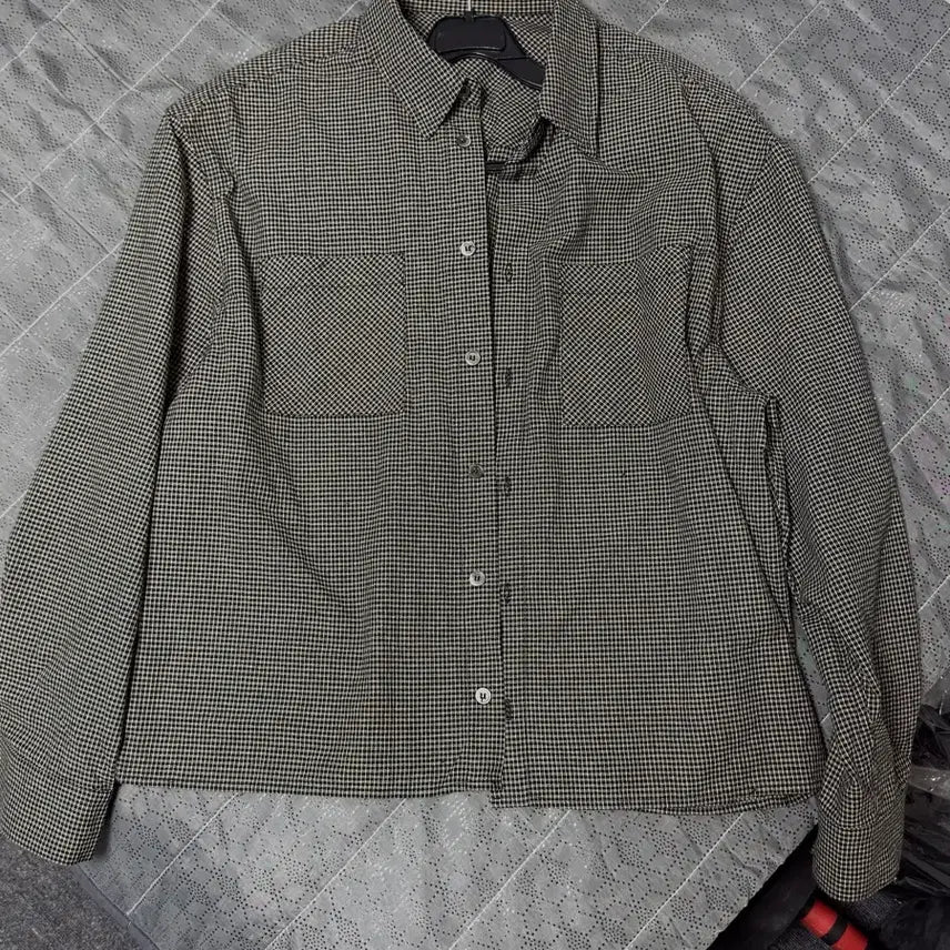 [BUNJANG] Vintage Checkered Long Sleeve Shirt / (새상품)빈티지 체크 남방 셔츠 긴팔