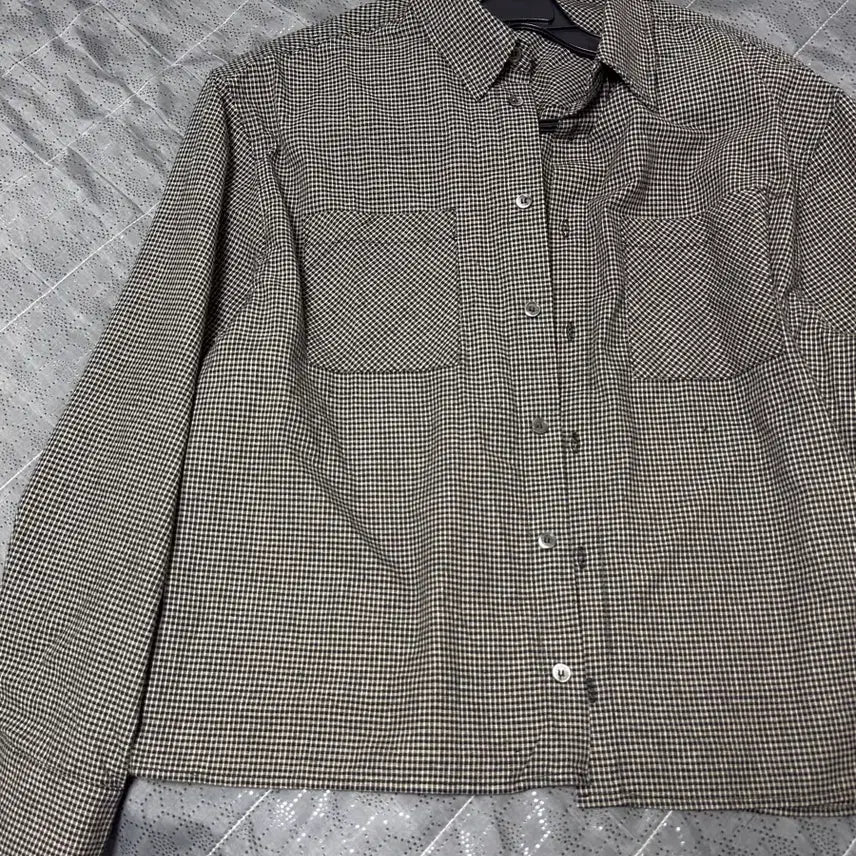 [BUNJANG] Vintage Checkered Long Sleeve Shirt / (새상품)빈티지 체크 남방 셔츠 긴팔
