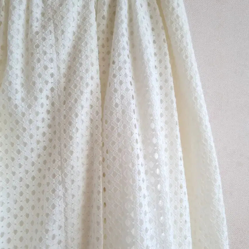 [SOLD OUT] 이로 IRO 화이트 아이보리색 크로쉐 롱 스커트 랩스커트