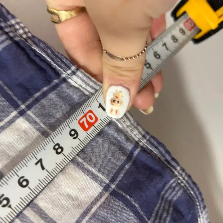 [BUNJANG] Tommy Hilfiger Denim Checkered Shirt (Size S) / 타미힐피거 데님 남방 체크 셔츠 S