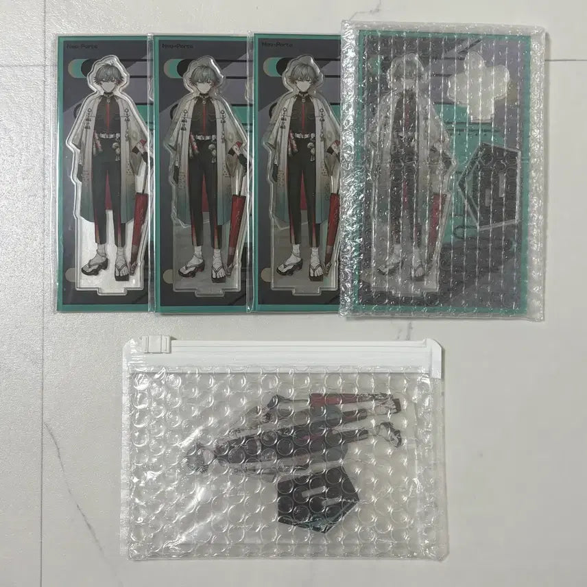 [BUNJANG] NeoPorte Yagami Tsukumo Debut Acrylic Stand and Badge Bundle / [일괄] 네오포르테 야가미 츠쿠모 데뷔 아크릴 + 뱃지