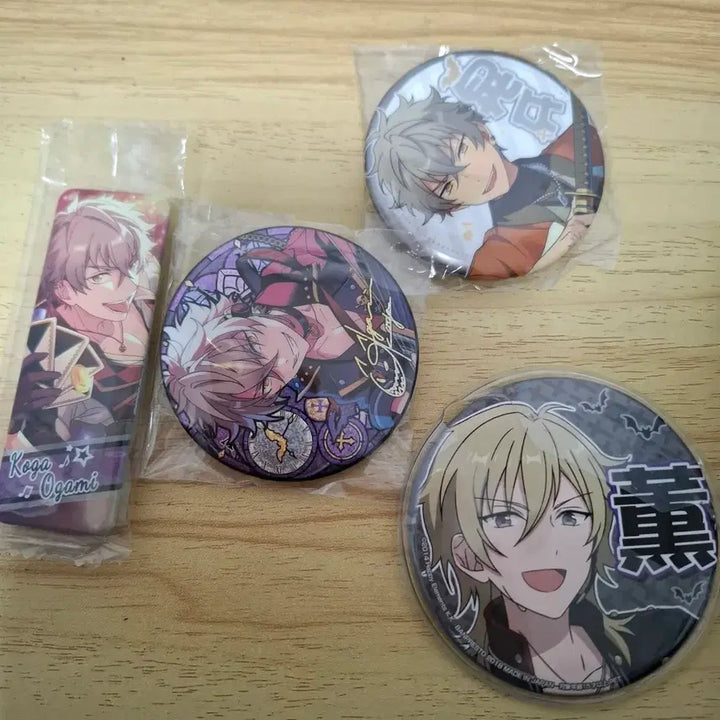 [BUNJANG] Ensemble Stars Koga Kaoru Badge Bundle Set / 앙스타 코가 카오루 뱃지 일괄