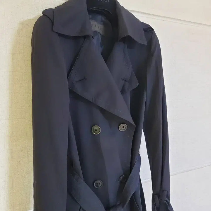 [BUNJANG] MINE Navy Trench Coat Size 55 / [MINE]네이비트렌치 55사이즈