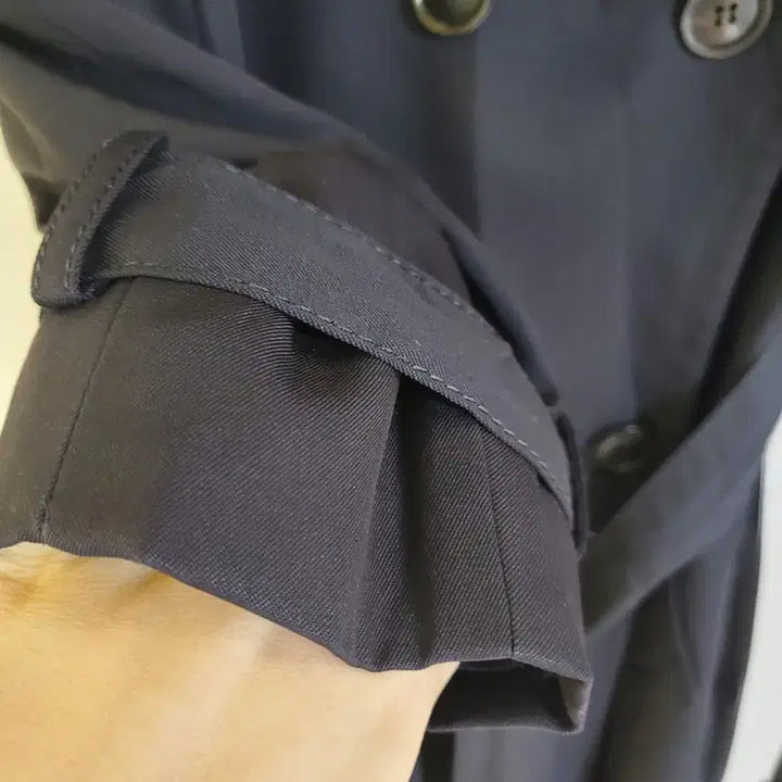[BUNJANG] MINE Navy Trench Coat Size 55 / [MINE]네이비트렌치 55사이즈