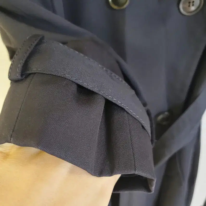 [BUNJANG] MINE Navy Trench Coat Size 55 / [MINE]네이비트렌치 55사이즈