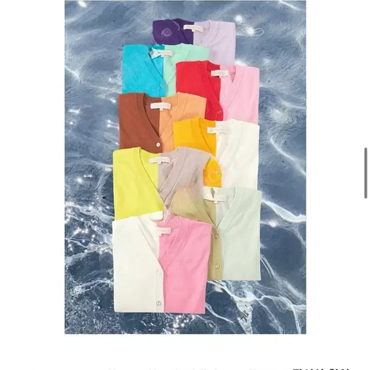 [SOLD OUT] 새상품)비아드젠 시그니처 반반가디건 그레이프+라벤더